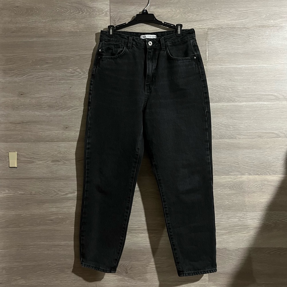 Zara Black Mom Jeans